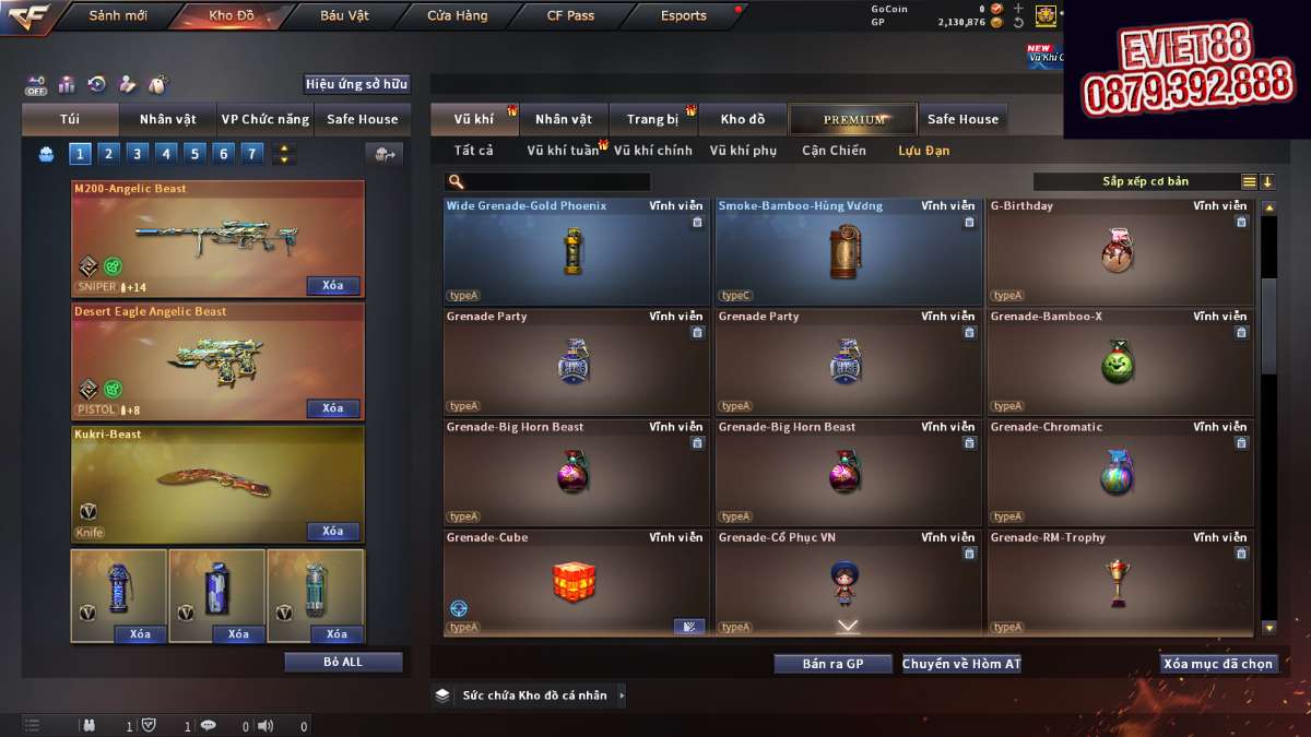 shop acc cf uy tin gia re